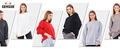 Sweatshirt Damen Oversize Pullover Langarm Baumwolle COMEOR