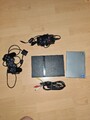 Sony PlayStation 2 Slim PS2 Schwarz Inkl. Controller & Zubehörpaket