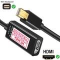 Mini Displayport auf HDMI Adapter 4K DP Konverter Kabel Kupplung für MacBook