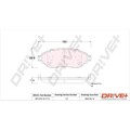 1x ORIGINAL® Dr!ve+ DP1010.10.1113 Bremsbelagsatz, Scheibenbremse Vorne, exkl.