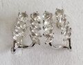 Silber 925 Ohrstecker Ohrhänger mit elegante Weißtopas A/M von India, Neu, Top! 
