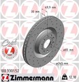 Zimmermann 100.3301.52 Bremsscheibe für AUDI SEAT SKODA VW Bremsanlage