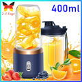 Tragbar Standmixer 400ml Elektrischer Ice Crusher Smoothie Maker Mixer Blender
