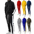Herren  Zwei-Teilig Sportanzug Jogging Anzug Trainingsanzug Casual Jogginganzug