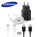 Original Samsung EP-TA800 USB-C Schnell Ladegerät Kabel S24/S25 Ultra 5G