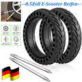 1/2 E-Scooter Vollgummi Reifen 8.5 x 2 XIAOMI M365 PRO 1S PRO1 2 Soflow Honeycom