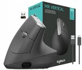 Logitech MX Vertical Kabellose Ergonomisch Maus - Grafit