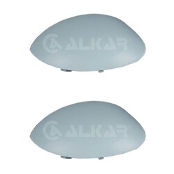 2X ALKAR SPIEGELKAPPEN GRUNDIERT LINKS+RECHTS passend für CITROËN XSARA PEUGEOT 