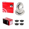 brembo BREMSSCHEIBEN 258mm + BELÄGE HINTEN passend für HYUNDAI COUPE ELANTRA