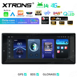 XTRONS Autoradio 8+256G Android 14 Octa Core 10,25" IPS GPS DSP für BMW E38 E39