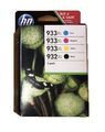 4 x Original Tinte HP Officejet Pro 6100 6700 7510A 7612 / Nr. 933XL 932XL SET