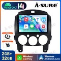 Android 14 Autoradio Für Mazda 2 2007-2013 Apple Carplay DAB+ GPS 2+32G WIFI RDS