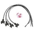 4x Reparatursatz Stecker Silikonkabel für Bosch EV1 Einspritzventil VW BMW Audi