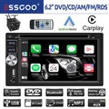 Andriod Apple Carplay Autoradio CD DVD AM RDS USB Bluetooth AUX Kam Doppel 2 DIN