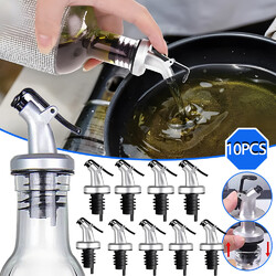 10x Ausgiesser Für flaschen Öl Essig dosierer schnapsausgießer spirituosen Wein