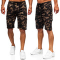 Cargohose Bermudas Kurzhose Shorts Kurze Casual Classic Camo Herren BOLF Motiv 