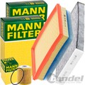 MANN FILTER INSPEKTIONSPAKET passend für 1.5 D HDi CITROËN C3 OPEL CROSSLAND+X