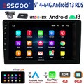 Doppel 2 DIN KAM+ Android 13 4+64G Carplay Autoradio Bluetooth GPS NAVI WiFi RDS