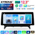 12.3" Autoradio 8-Kern Android 13 IPS Touchscreen 4G 128GB Für BMW X3 F25 X4 NBT
