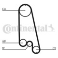 CONTINENTAL CTAM (CT874WP1) Wasserpumpe+Zahnriemensatz für OPEL