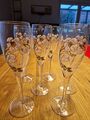 2x Perrier-Jouët Champagnergläser / Sektgläser handbemalt, 18,3cm