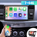10" Android 13 Autoradio Carplay GPS Für Mitsubishi Lancer 2008-2012 Bluetooth