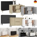 Kommode Beistellschrank mit 2 Schubladen Sideboard Anrichte Highboard Highboard