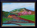 Ölgemälde auf Büttenkarton Ruth Underberg 1924-2002-International verzeichnet-xx