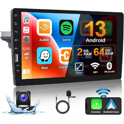 9" 2+64GB Android 13 Autoradio GPS Navi RDS 1DIN WIFI Touchscreen BT FM + Kamera