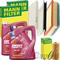MANN INSPEKTIONSPAKET+MANNOL 5W-30 MOTORÖL passend für 2.3 DCI RENAULT MASTER 3