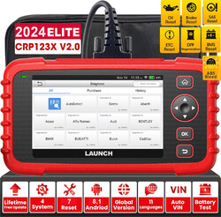 2025 Launch CRP123X V2.0 Profi Diagnosegerät KFZ OBD2 Scanner Fehlerauslesegerät