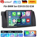 Für BMW 5er E39 X5 E53 E38 Android 13 Autoradio Carplay GPS NAVI WIFI DAB+ SWC