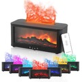 Aroma Diffuser Mit 3D Flammen Effekt Luftbefeuchter Diffusor Für ätherische Öle