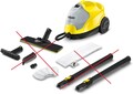 Kärcher Dampfreiniger SC 4 EasyFix, Dampfdruck: 3,5 bar, Aufheizzeit: 4 min.