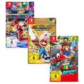 Mario Kart 8 + Rabbids Kingdom Battle + Odyssey Nintendo Switch Spiele, NEU&OVP