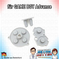 Silikon Pads für GameBoy Advance in Grau - Game Boy GBA Tasten Kontakt Gummis