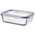 IKEA Glas Lebensmittelbehälter mit Deckel - Aufbewahrungsboxen mikrowellengefrierschrankgeeignet