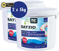 BAYZID Chlor Multitabs 5 in 1-200G Chlortabletten Für Pool - 2 X 5Kg - 5-Phasen 