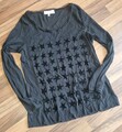 Langarmshirt transparent schwarz Sterne THOM by Thomas Rath 40