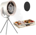 Tragbare Dunstabzugshaube Desktop-Abzugshaube mit 3-Gang BBQ Kochen Hot Pot DE