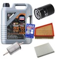Inspektionspaket 5 L Liqui Moly Top Tec 0W-30 für Skoda Fabia I Combi 2.0 VW