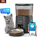 Futterautomat Katze mit 2.4Ghz WLAN 4L Katzenfutter Automatischer Futterspender 