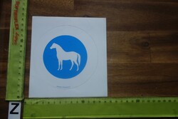 Alter Aufkleber Pferde Reitsport Reiten Reitkleidung Zubehör Nahrung HÖVELER
