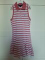 Kleid POLO RALPH LAUREN Mädchen Gr.8-10(140/146) rot weiß  Baumwolle wNeu