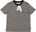 NEU! Calvin Klein Damen T-Shirt mit Logo-Stitching  Gr. MLschwarz weiß gestreift