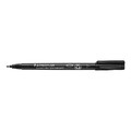 STAEDTLER Lumocolor Folienstift schwarz 0,6 mm permanent