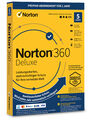 NORTON 360 DELUXE 2024 2025 Internet Security Antivirus 5 Geräte 1 Jahr Download