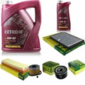 MANN-FILTER Inspektionspaket MANNOL 6L Extreme 5W-40 für Renault Megane I