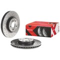 2x BREMBO Bremsscheibe Bremsscheiben Satz Bremsen XTRA LINE - Xtra Vorne