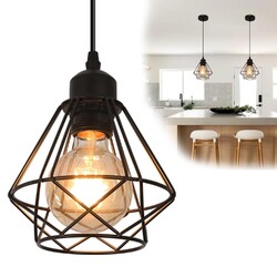 Industrielle Pendelleuchte Retro Deckenleuchte Hängelampe Treppe Flur E27 Metall